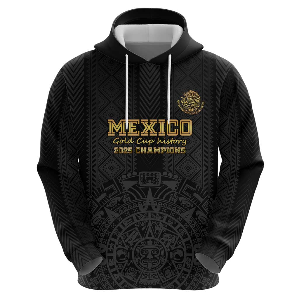 Mexico Football Custom Hoodie Mexico's Make History 2025 Gold Style LT9