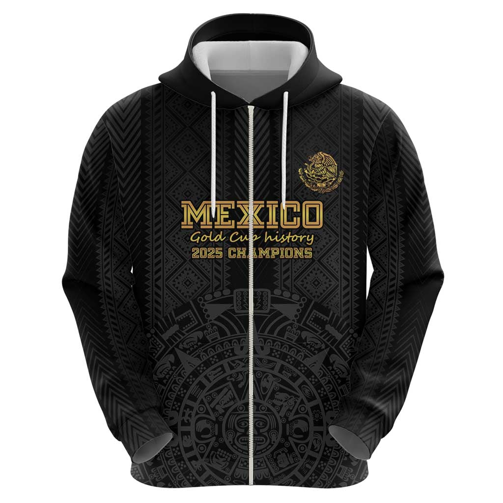 Mexico Football Custom Hoodie Mexico's Make History 2025 Gold Style LT9