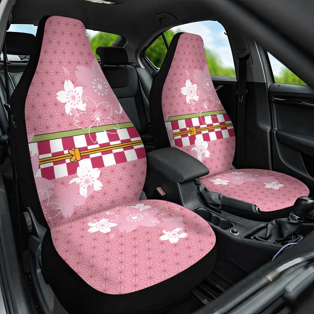 Japanese Asanoha Pattern Car Seat Cover Charm Against Evil Spirits LT9
