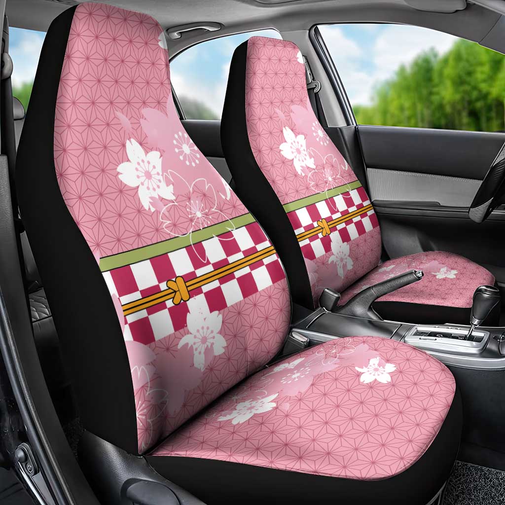 Japanese Asanoha Pattern Car Seat Cover Charm Against Evil Spirits LT9