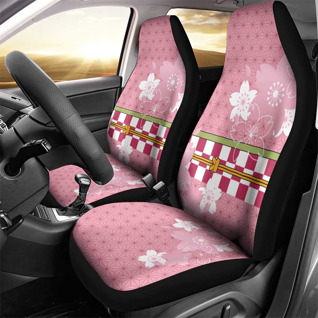 Japanese Asanoha Pattern Car Seat Cover Charm Against Evil Spirits LT9