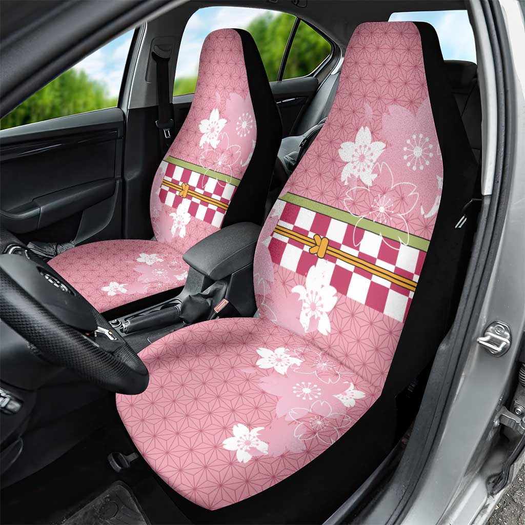 Japanese Asanoha Pattern Car Seat Cover Charm Against Evil Spirits LT9