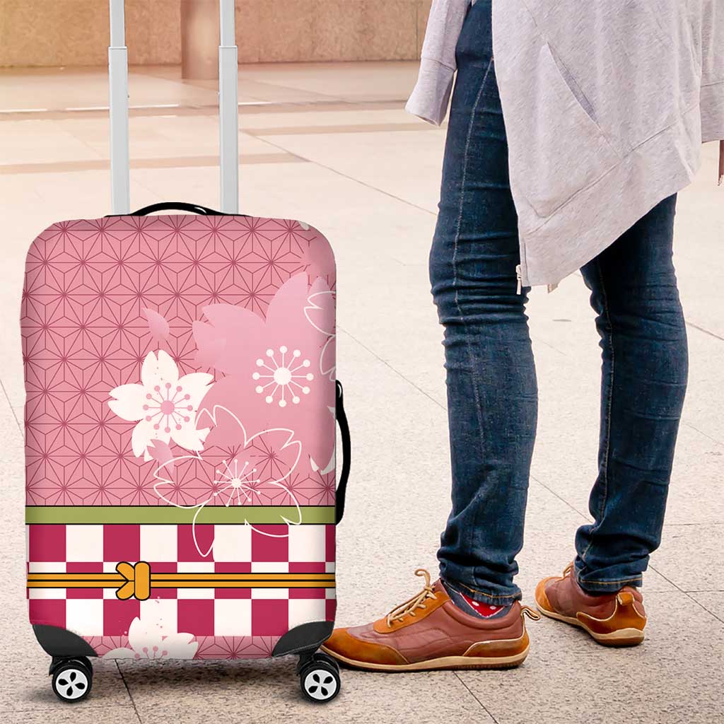 Japanese Asanoha Pattern Luggage Cover Charm Against Evil Spirits LT9