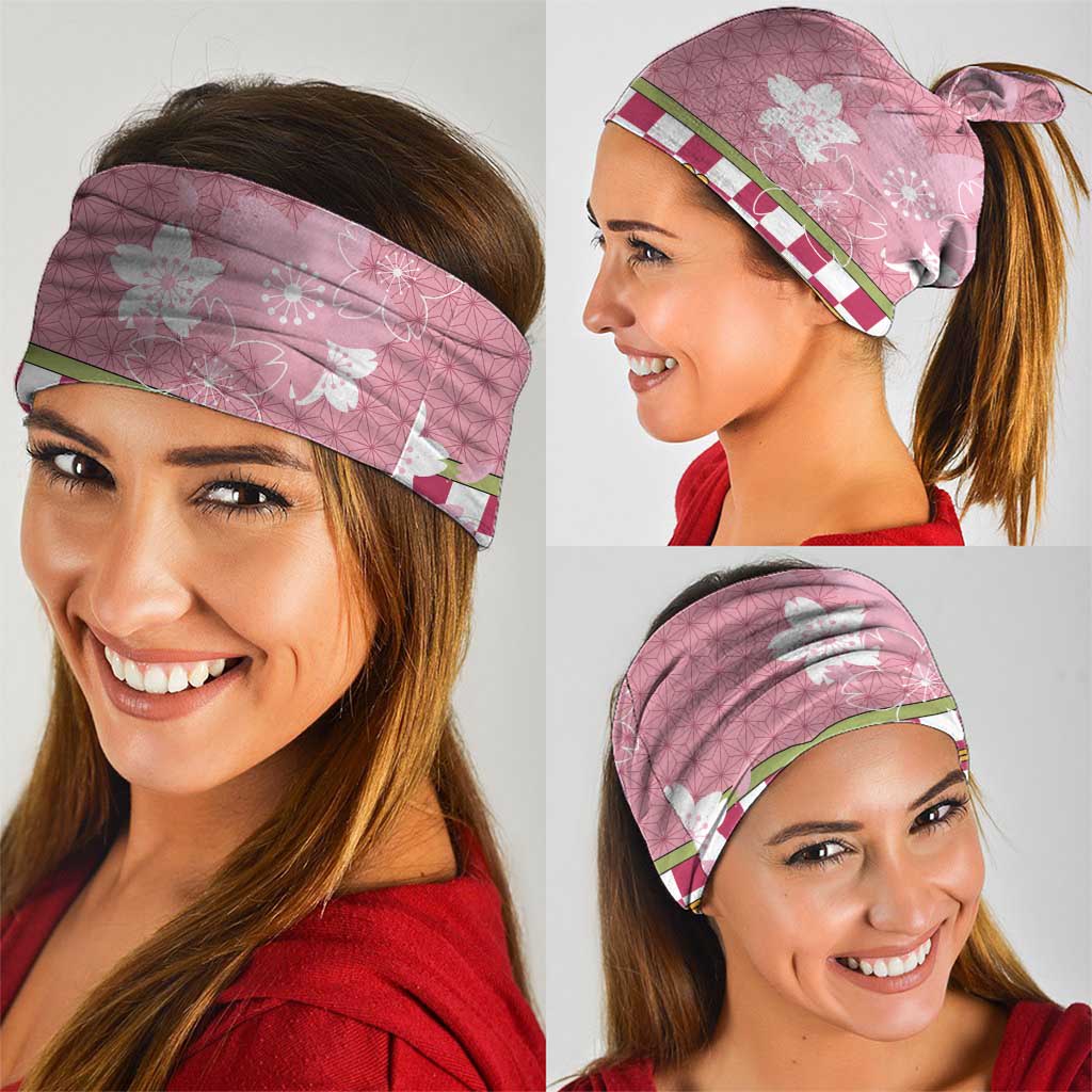 Japanese Asanoha Pattern Neck Gaiter Charm Against Evil Spirits LT9