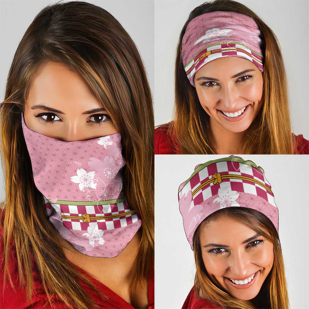Japanese Asanoha Pattern Neck Gaiter Charm Against Evil Spirits LT9