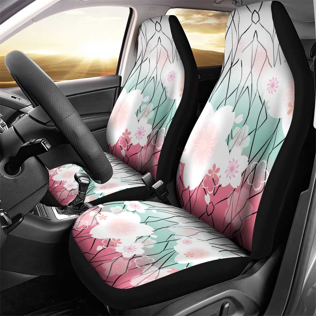 Japanese Kocho Pattern Car Seat Cover Insect Pillar Butterfly Flower Fairy LT9
