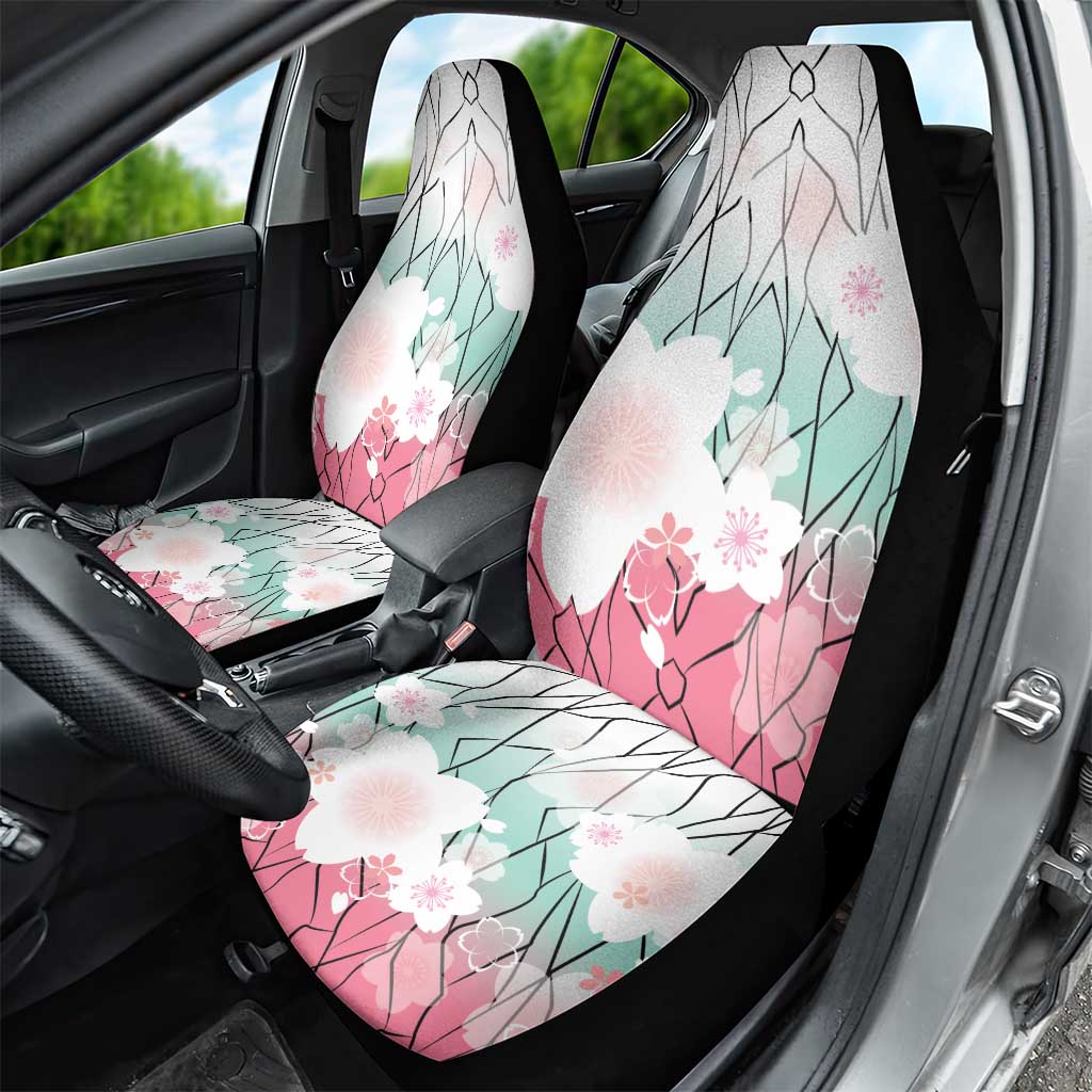 Japanese Kocho Pattern Car Seat Cover Insect Pillar Butterfly Flower Fairy LT9