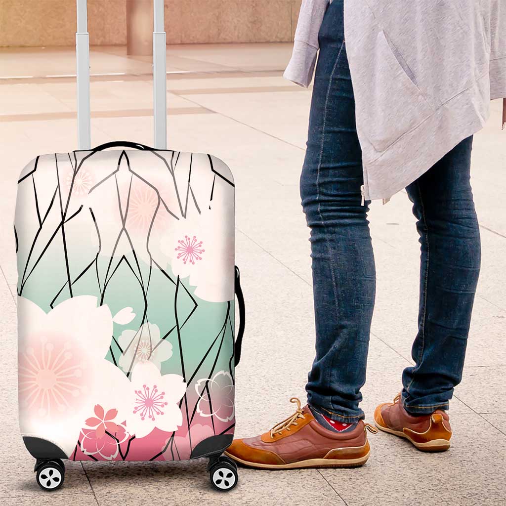 Japanese Kocho Pattern Luggage Cover Insect Pillar Butterfly Flower Fairy LT9