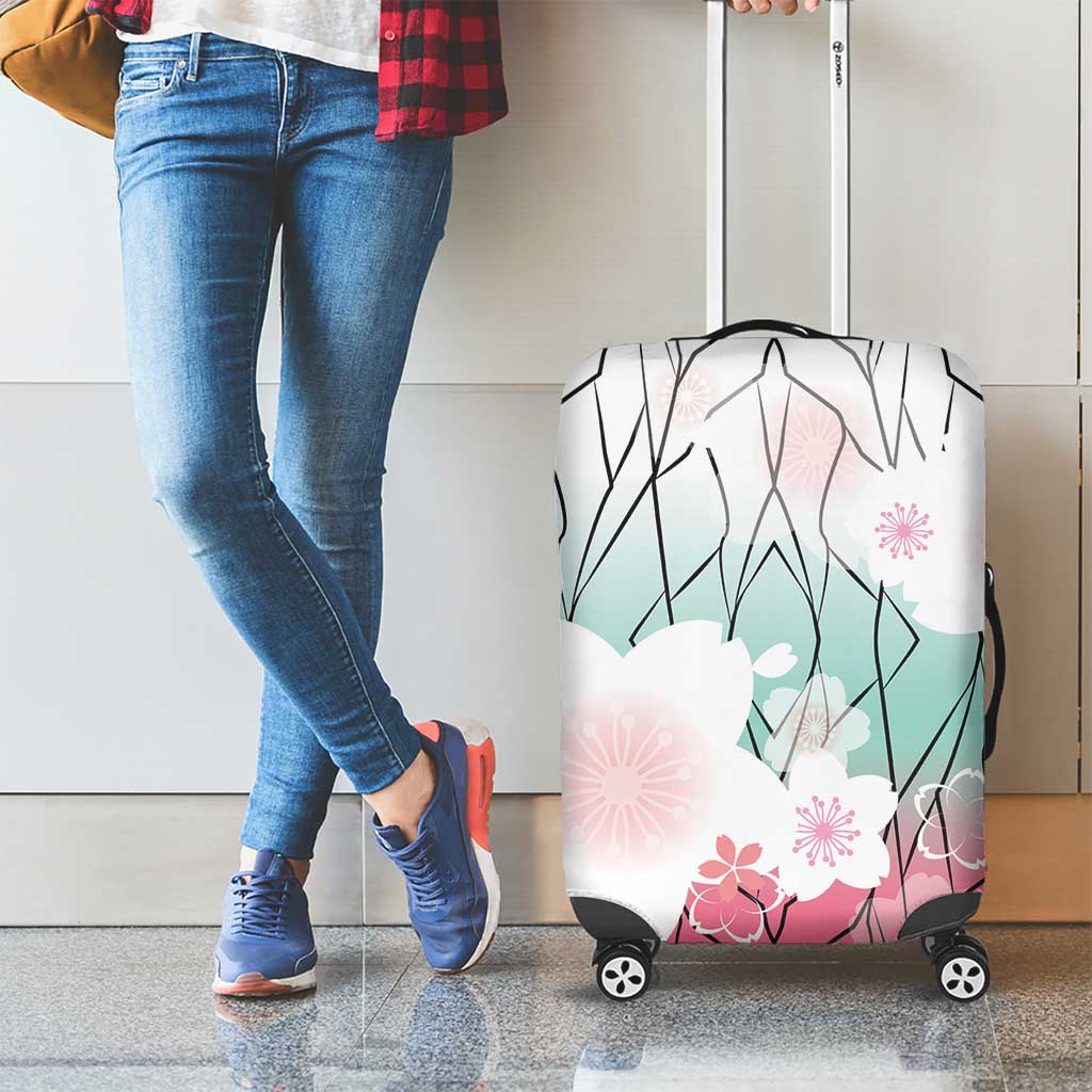 Japanese Kocho Pattern Luggage Cover Insect Pillar Butterfly Flower Fairy LT9