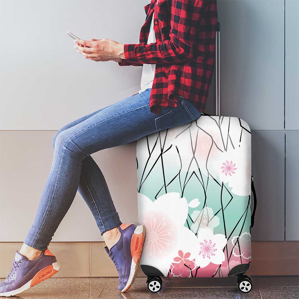 Japanese Kocho Pattern Luggage Cover Insect Pillar Butterfly Flower Fairy LT9