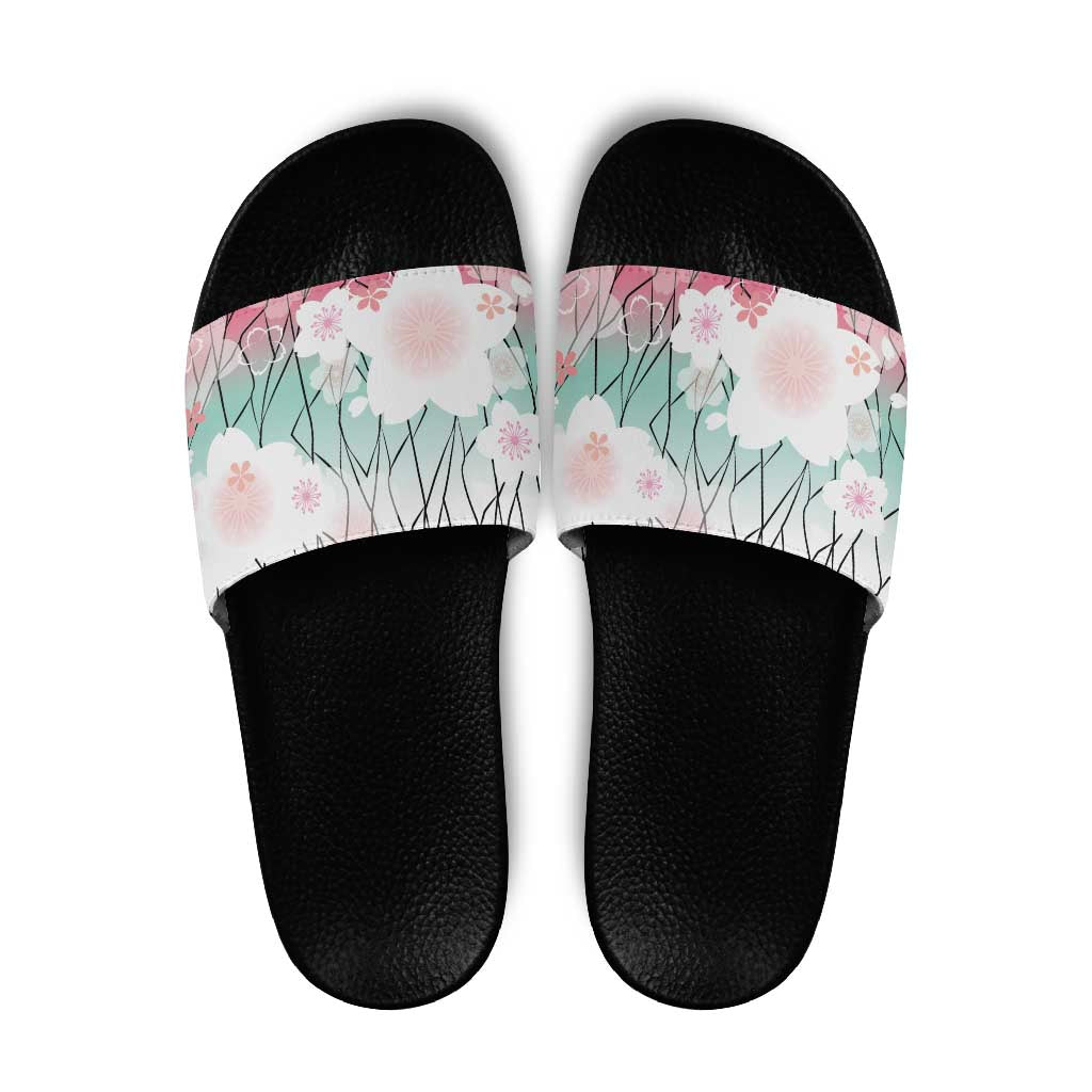 Japanese Kocho Pattern Slide Sandals Insect Pillar Butterfly Flower Fairy LT9