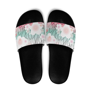 Japanese Kocho Pattern Slide Sandals Insect Pillar Butterfly Flower Fairy LT9