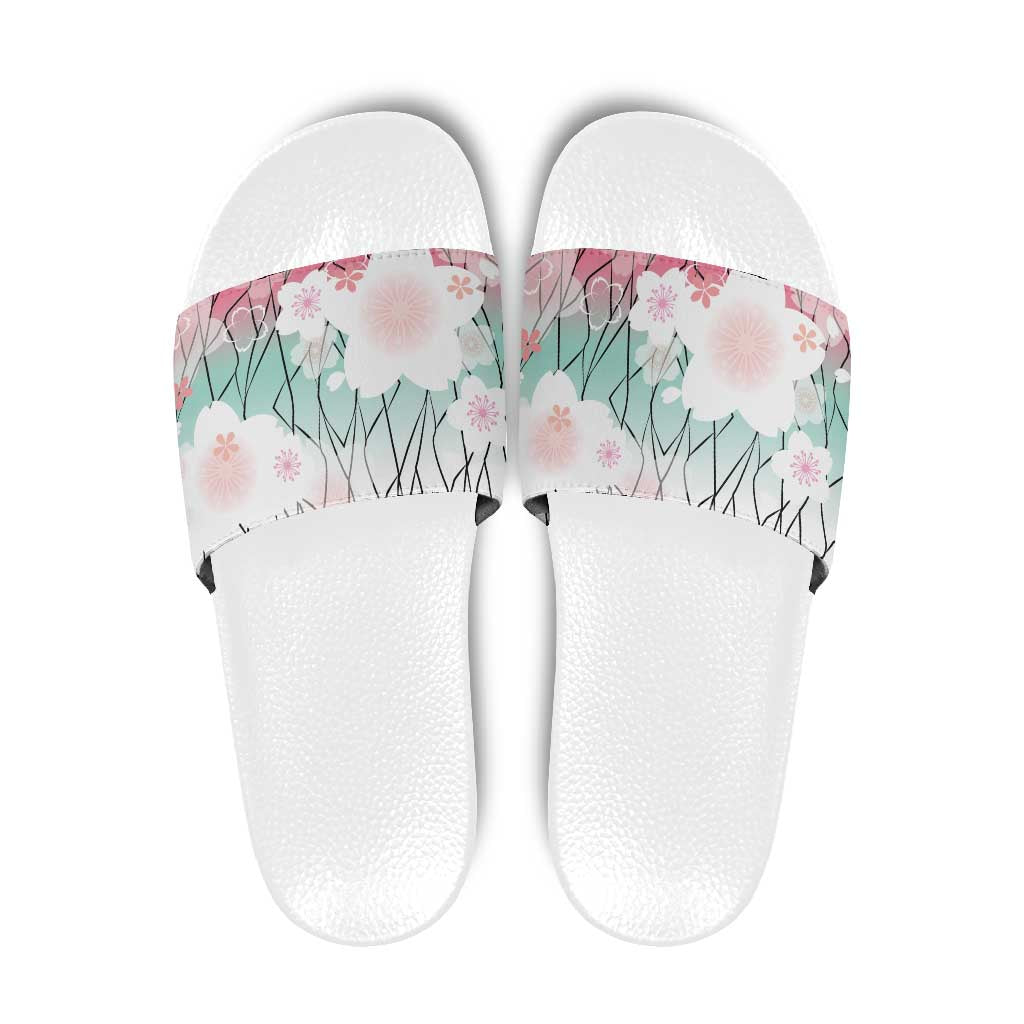 Japanese Kocho Pattern Slide Sandals Insect Pillar Butterfly Flower Fairy LT9