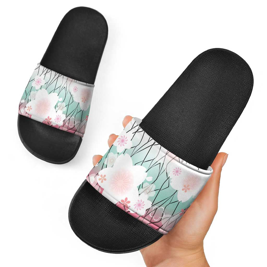 Japanese Kocho Pattern Slide Sandals Insect Pillar Butterfly Flower Fairy LT9
