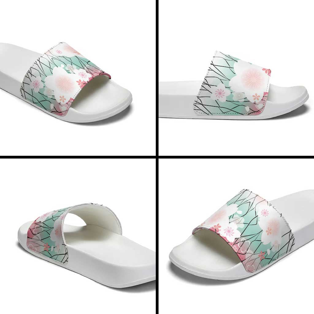 Japanese Kocho Pattern Slide Sandals Insect Pillar Butterfly Flower Fairy LT9