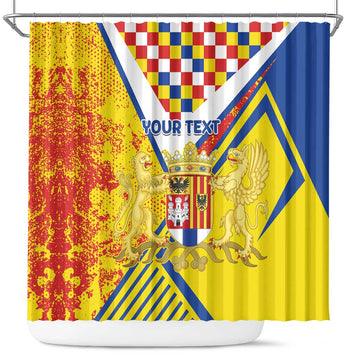 Personalized Belgium Antwerp Province Shower Curtain LT9
