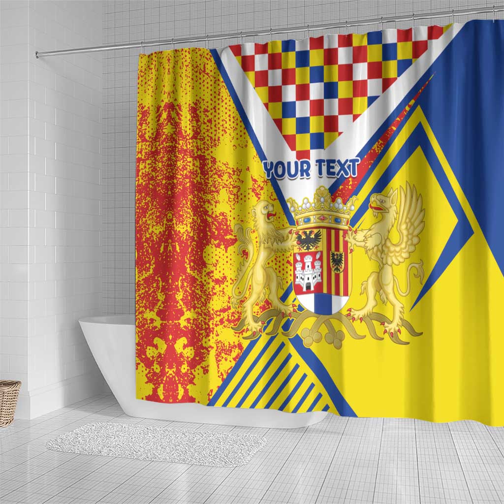 Personalized Belgium Antwerp Province Shower Curtain LT9