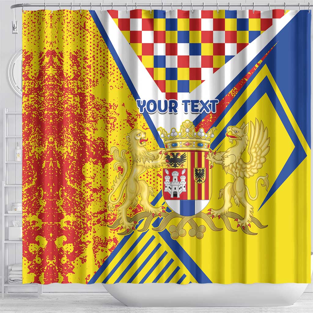 Personalized Belgium Antwerp Province Shower Curtain LT9
