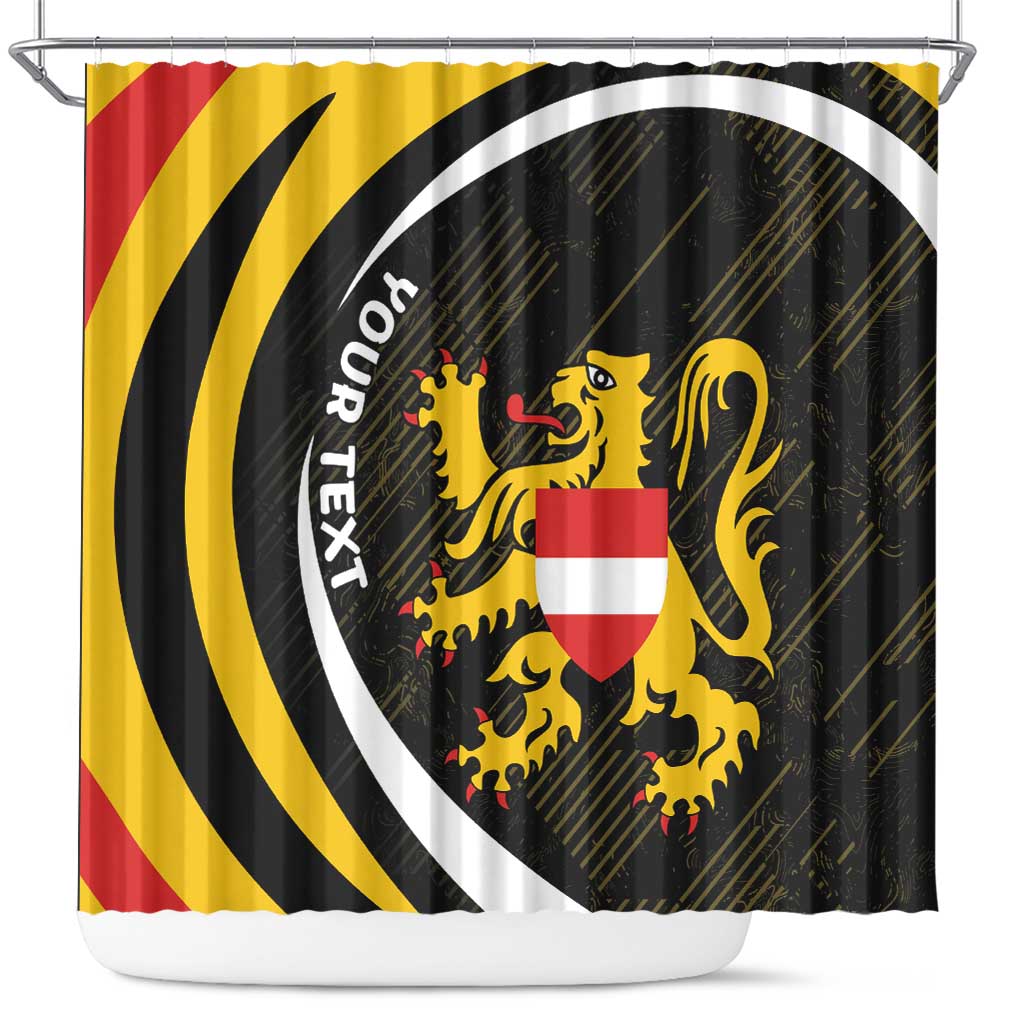 Personalized Belgium Flemish Brabant Shower Curtain LT9