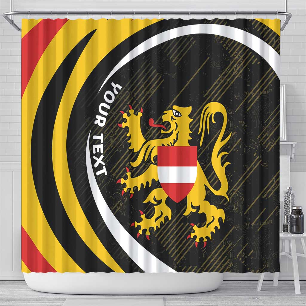 Personalized Belgium Flemish Brabant Shower Curtain LT9