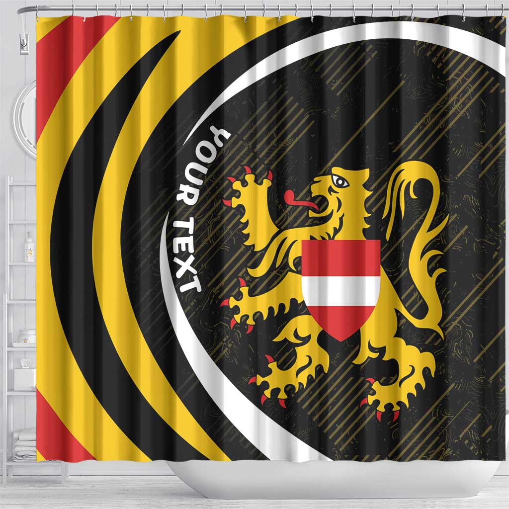 Personalized Belgium Flemish Brabant Shower Curtain LT9