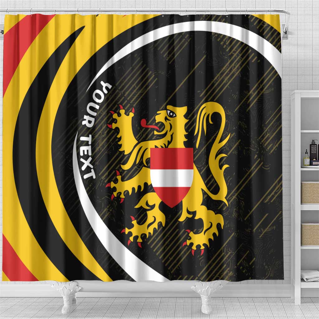 Personalized Belgium Flemish Brabant Shower Curtain LT9