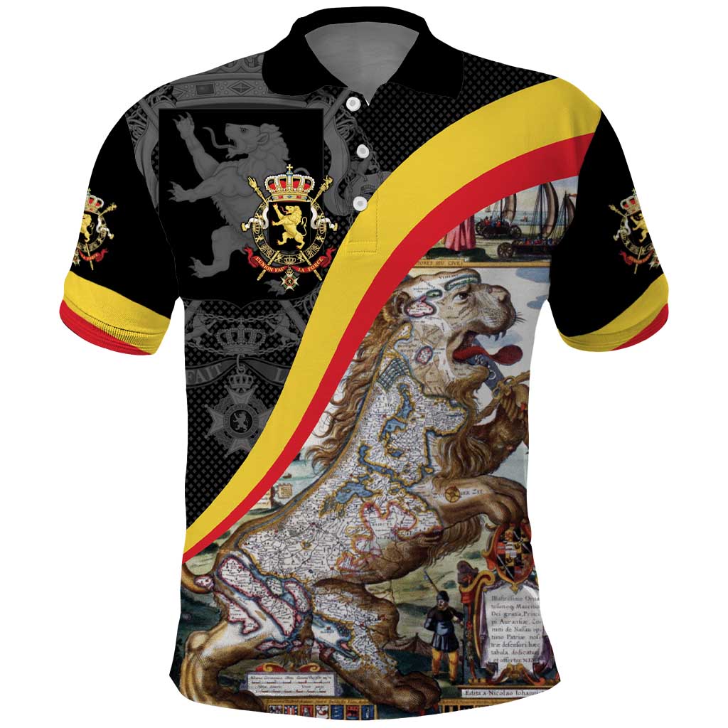Belgium Leo Belgicus Polo Shirt LT9