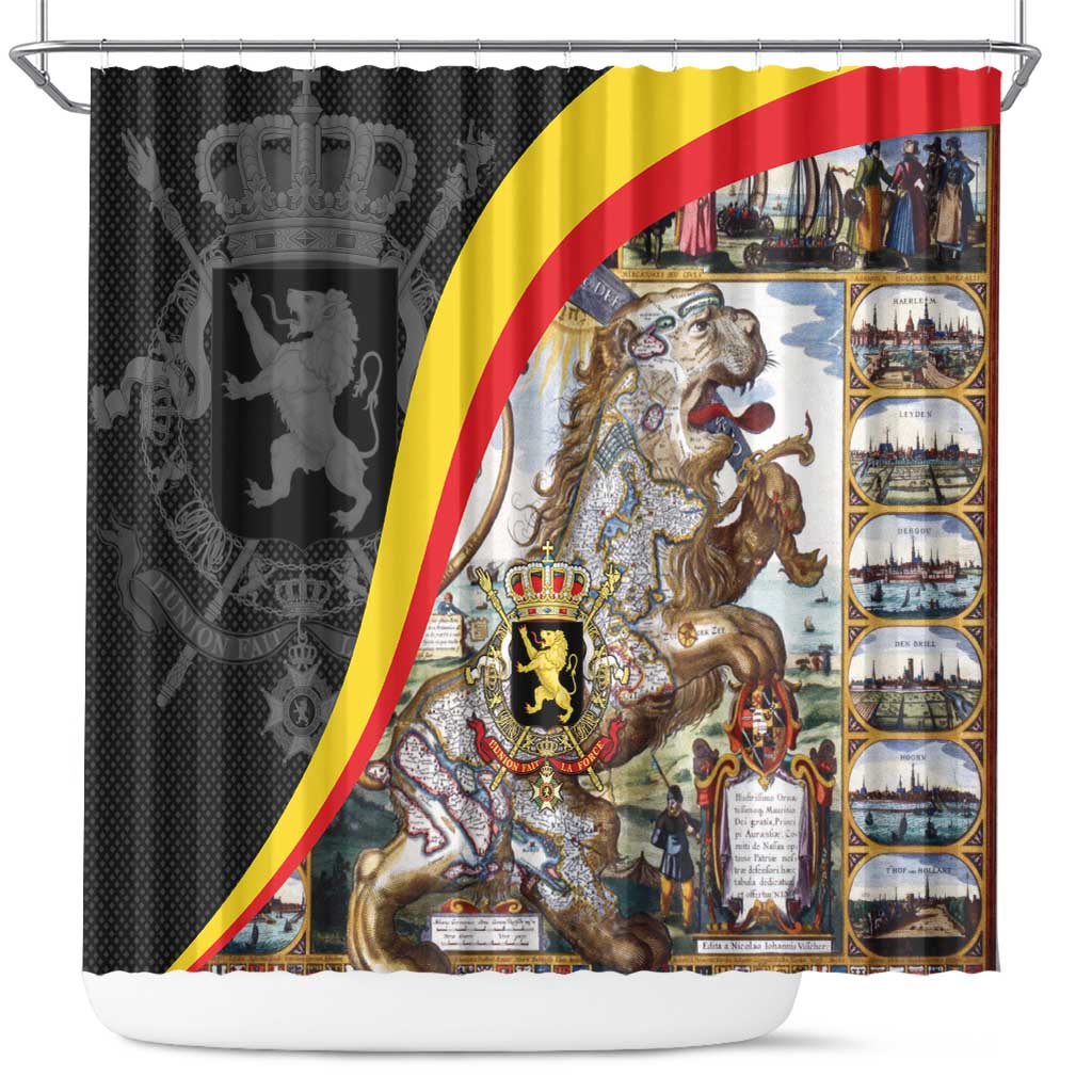 Belgium Leo Belgicus Shower Curtain LT9