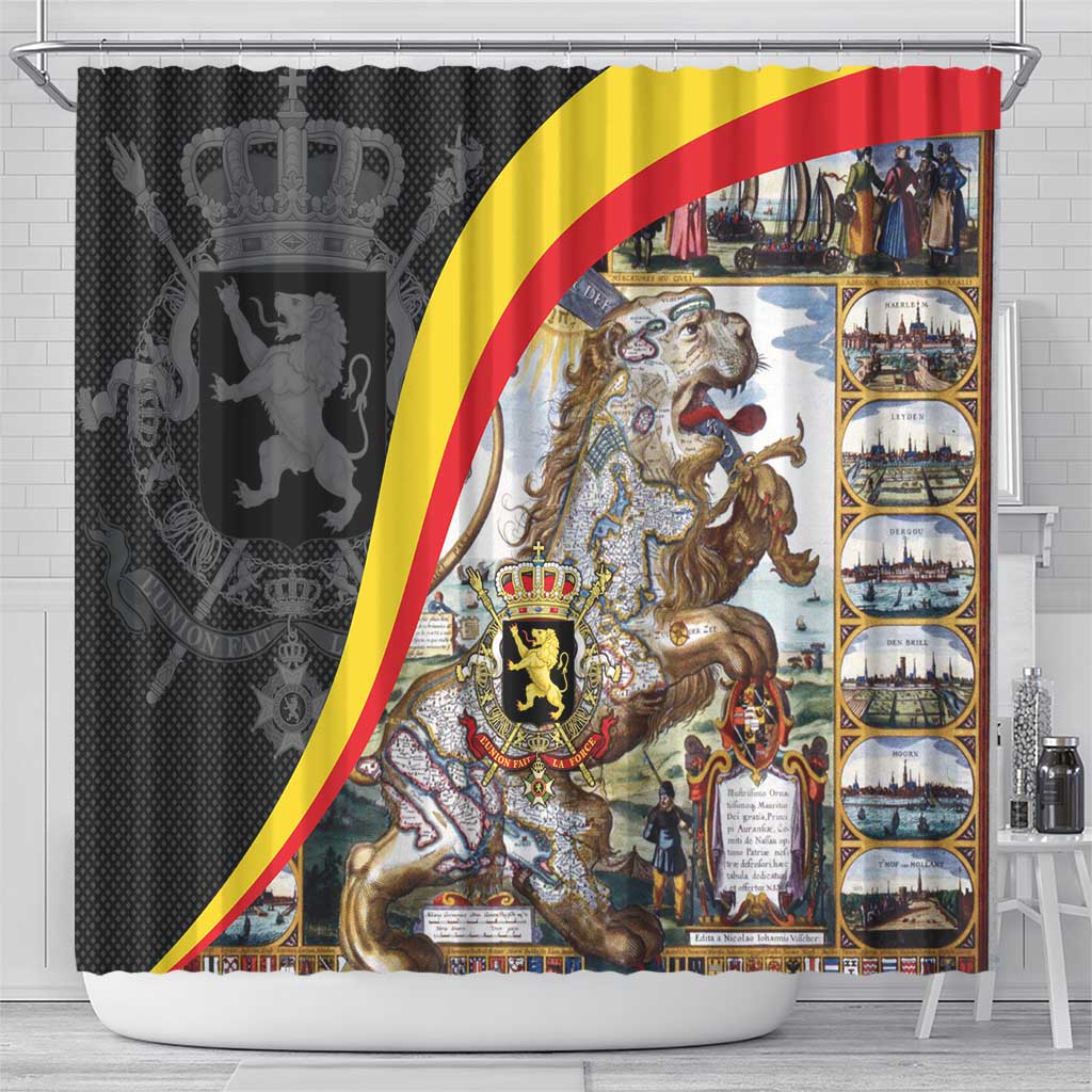 Belgium Leo Belgicus Shower Curtain LT9
