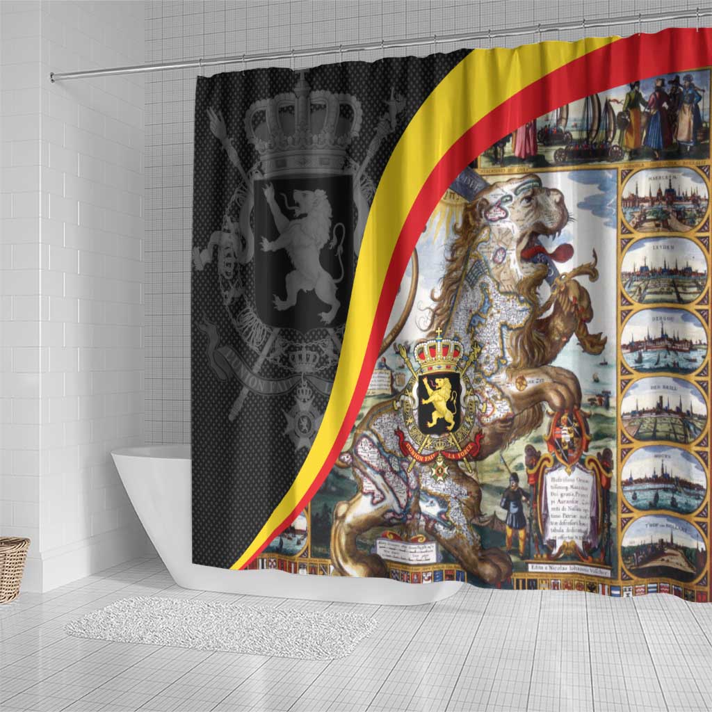 Belgium Leo Belgicus Shower Curtain LT9