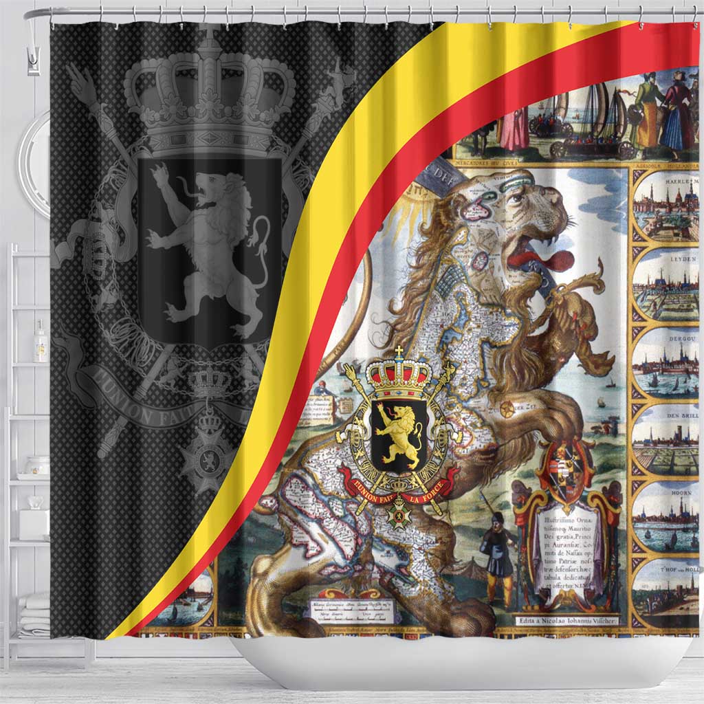 Belgium Leo Belgicus Shower Curtain LT9