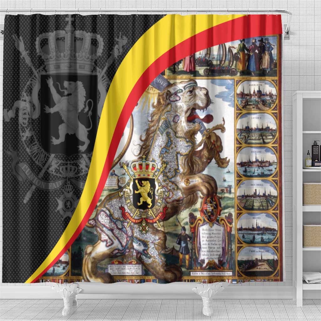 Belgium Leo Belgicus Shower Curtain LT9