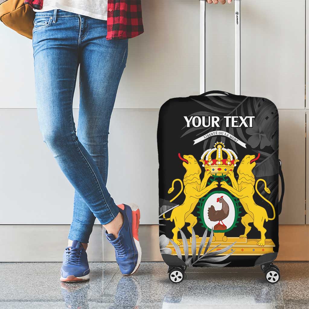 First Empire of Haiti Personalized Luggage Cover Black Hibiscus Liberte ou la Mort! LT9
