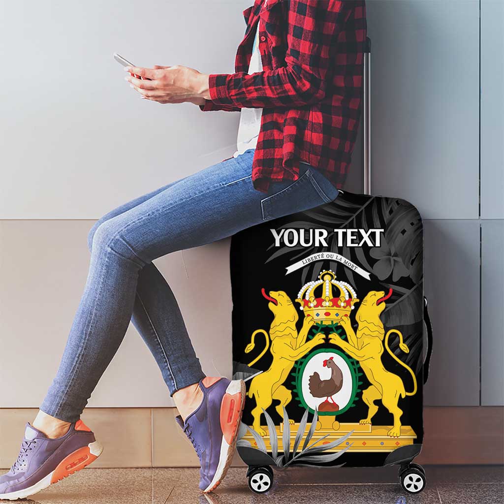 First Empire of Haiti Personalized Luggage Cover Black Hibiscus Liberte ou la Mort! LT9