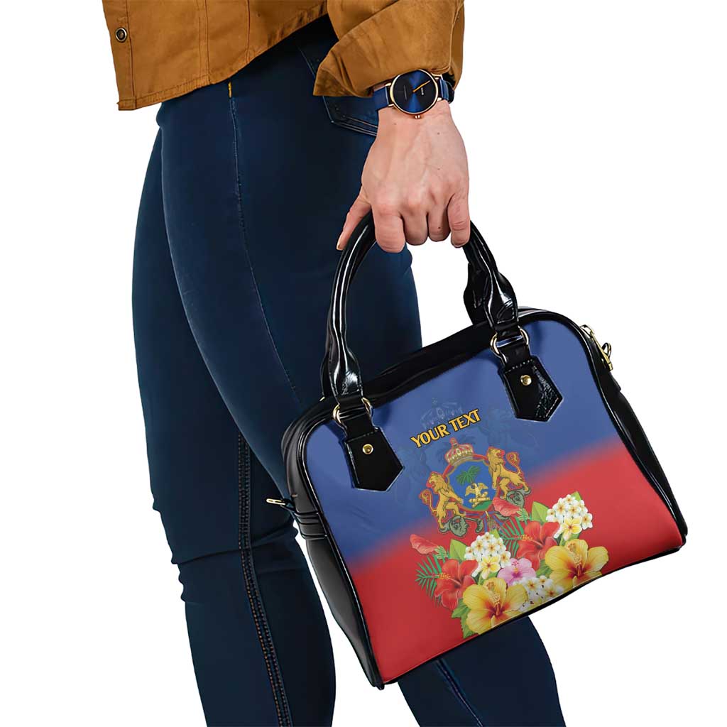 Second Empire of Haiti 1849-1859 Personalized Shoulder Handbag Tropical Hibiscus Flowers LT9