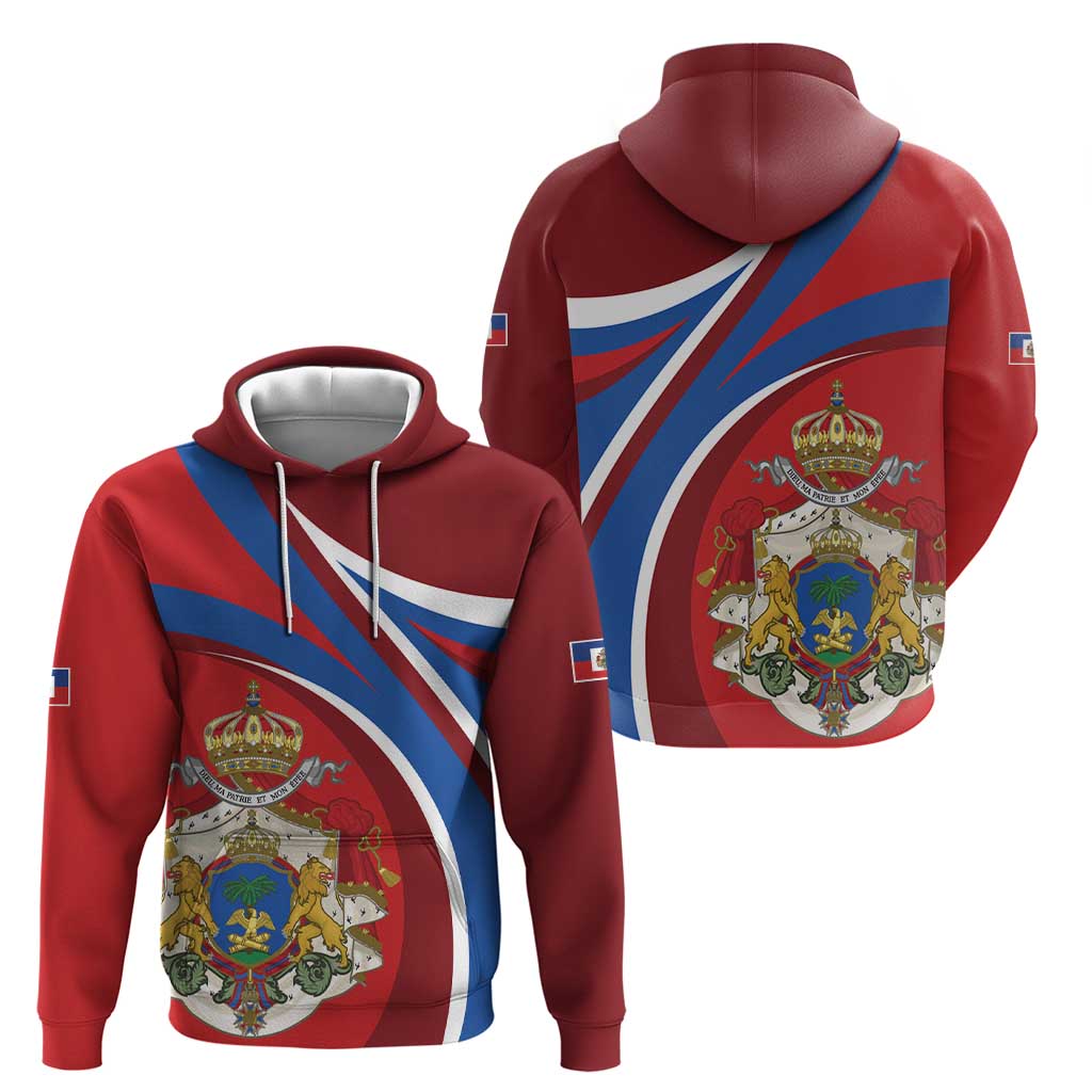 Second Empire of Haiti Personalized Hoodie Imperial Flag of Haiti 1849-1859 LT9