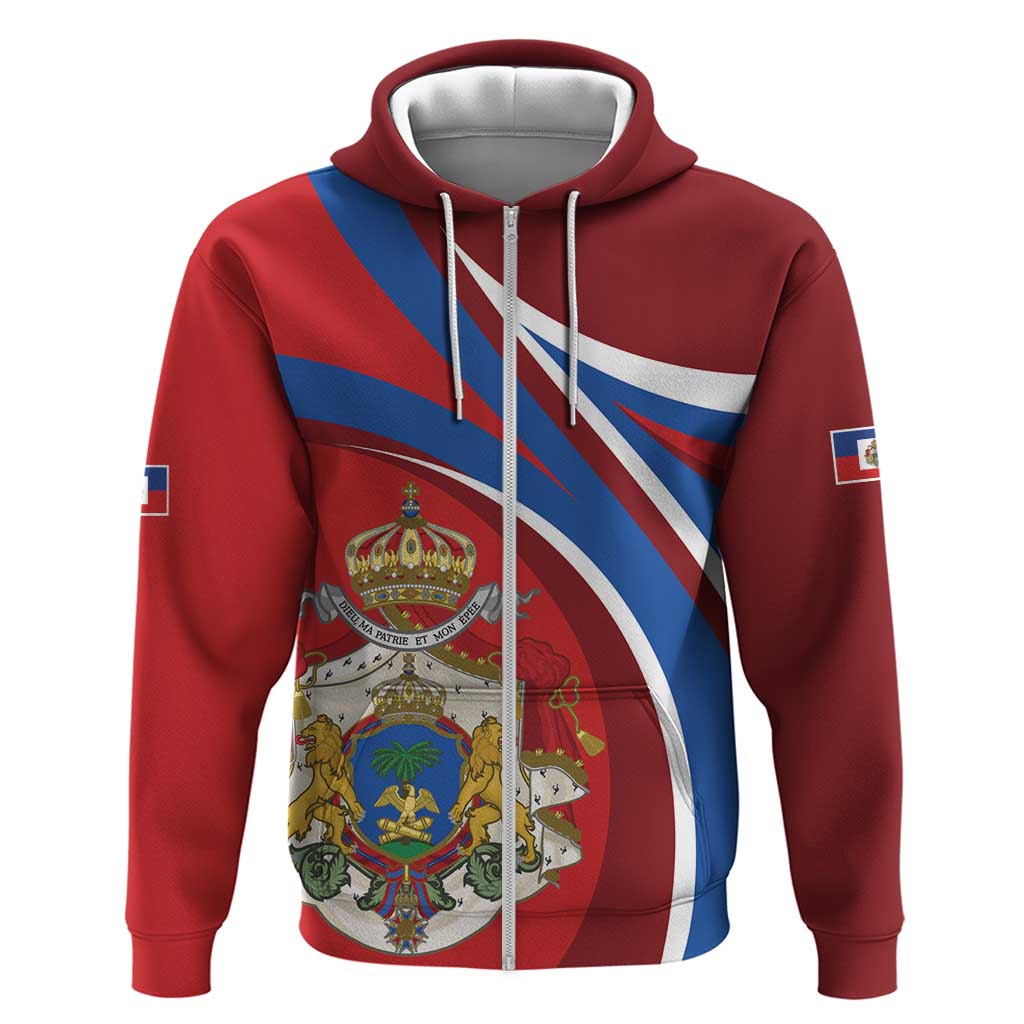 Second Empire of Haiti Personalized Hoodie Imperial Flag of Haiti 1849-1859 LT9
