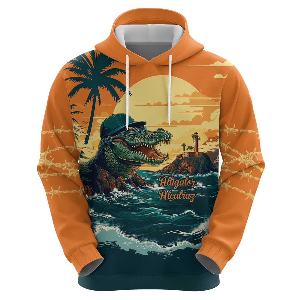 Everglades Alligator Alcatraz Vintage Hoodie LT9