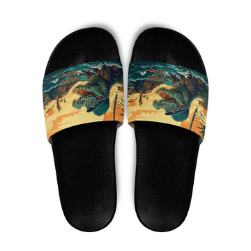 Everglades Alligator Alcatraz Vintage Slide Sandals LT9