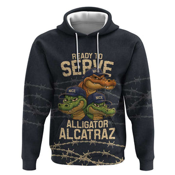 Ready To Serve Alligator Alcatraz Hoodie LT9