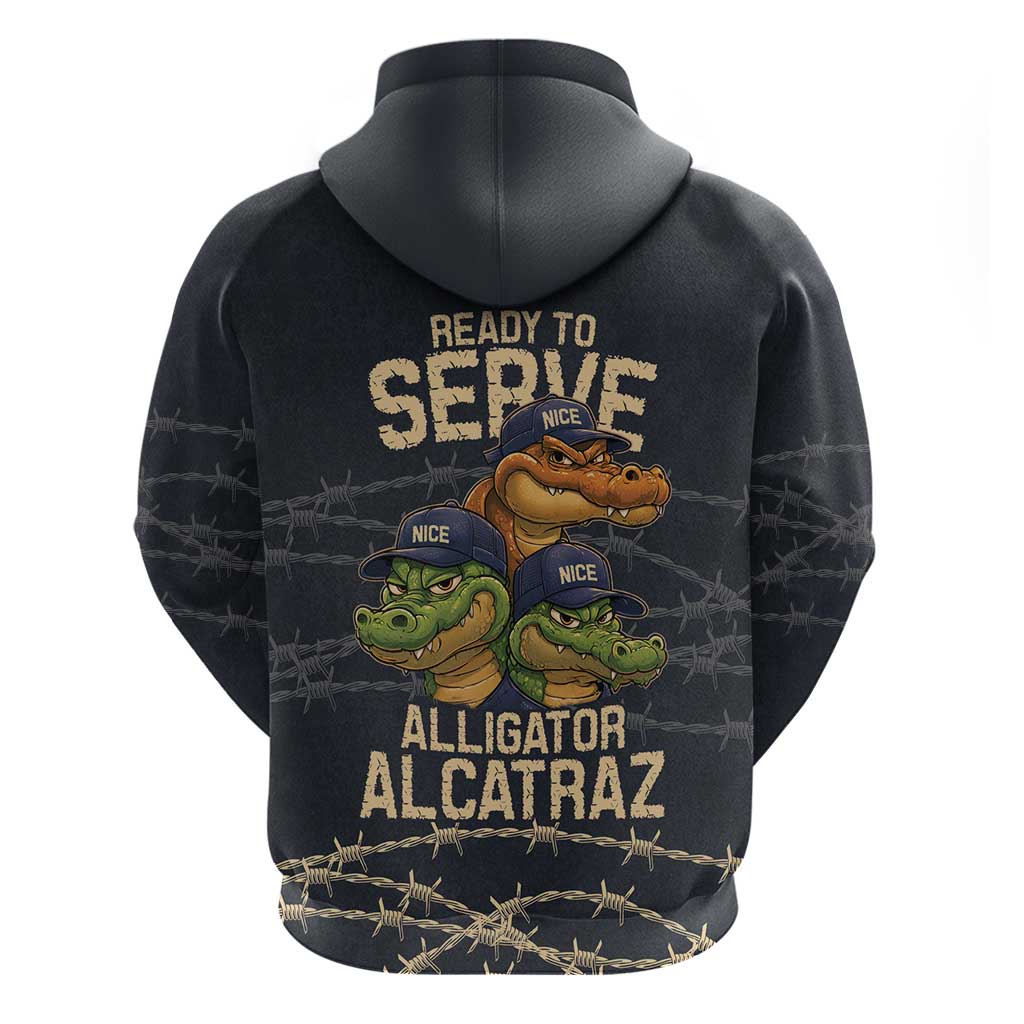 Ready To Serve Alligator Alcatraz Hoodie LT9