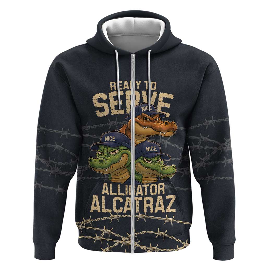 Ready To Serve Alligator Alcatraz Hoodie LT9