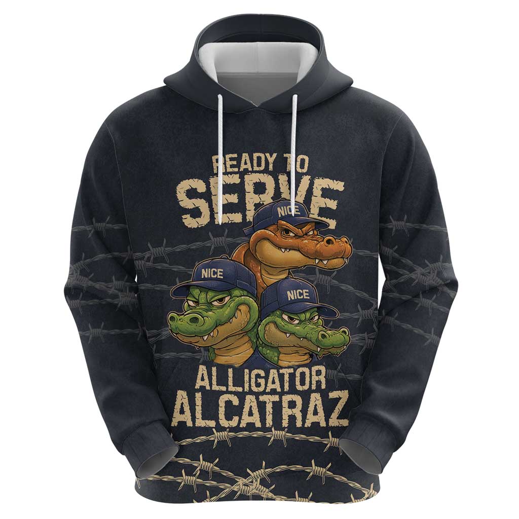Ready To Serve Alligator Alcatraz Hoodie LT9