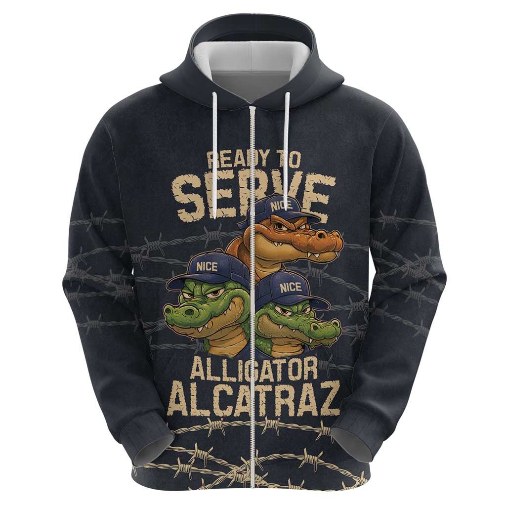 Ready To Serve Alligator Alcatraz Hoodie LT9