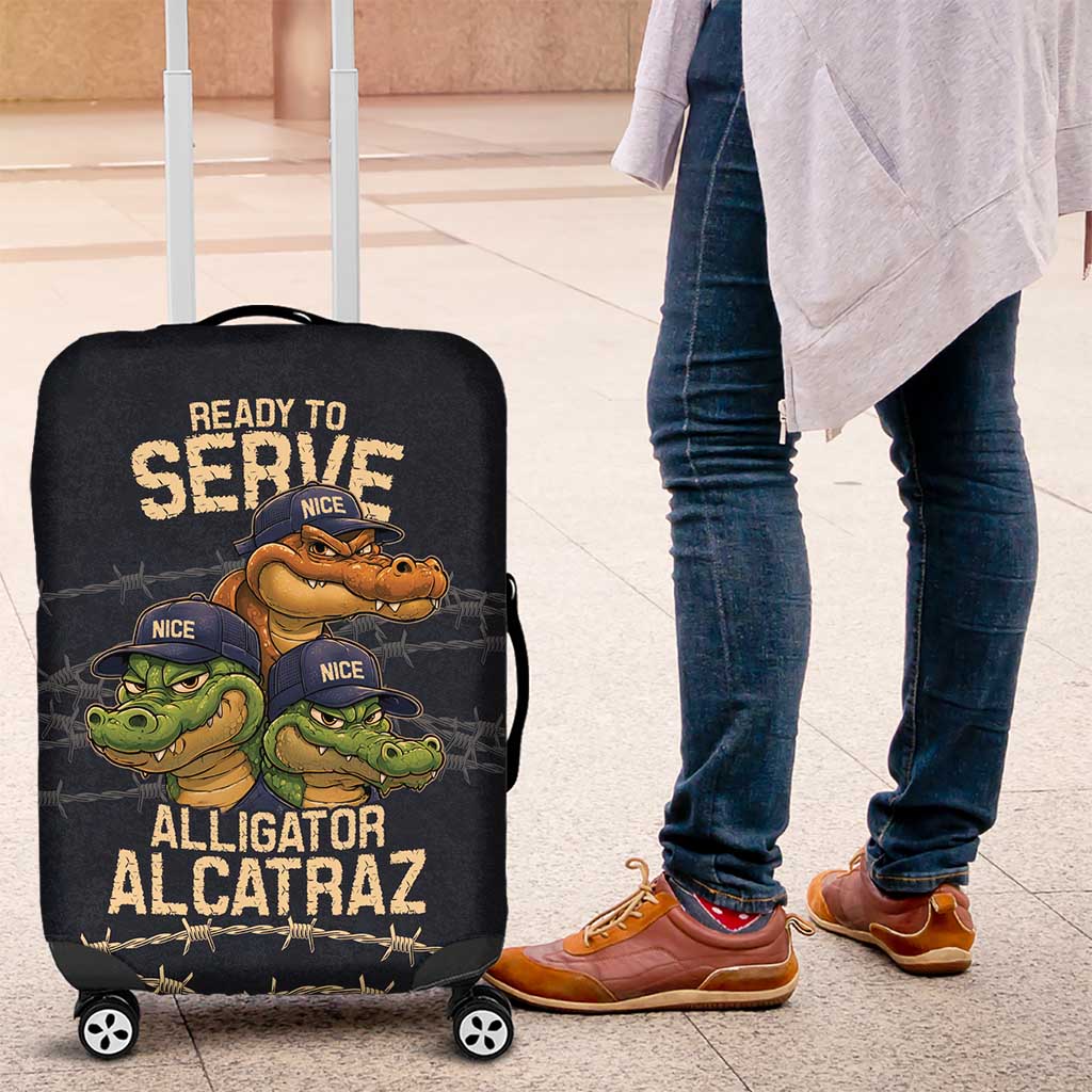 Ready To Serve Alligator Alcatraz Luggage Cover LT9