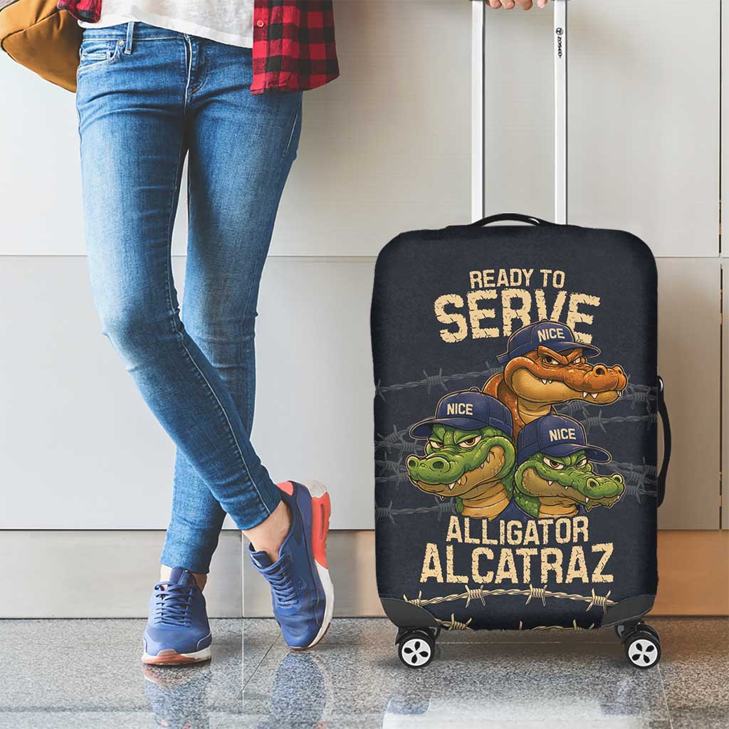 Ready To Serve Alligator Alcatraz Luggage Cover LT9