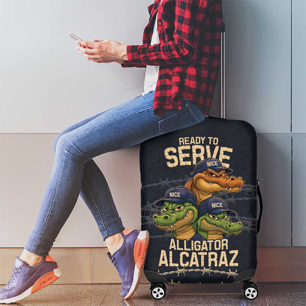 Ready To Serve Alligator Alcatraz Luggage Cover LT9