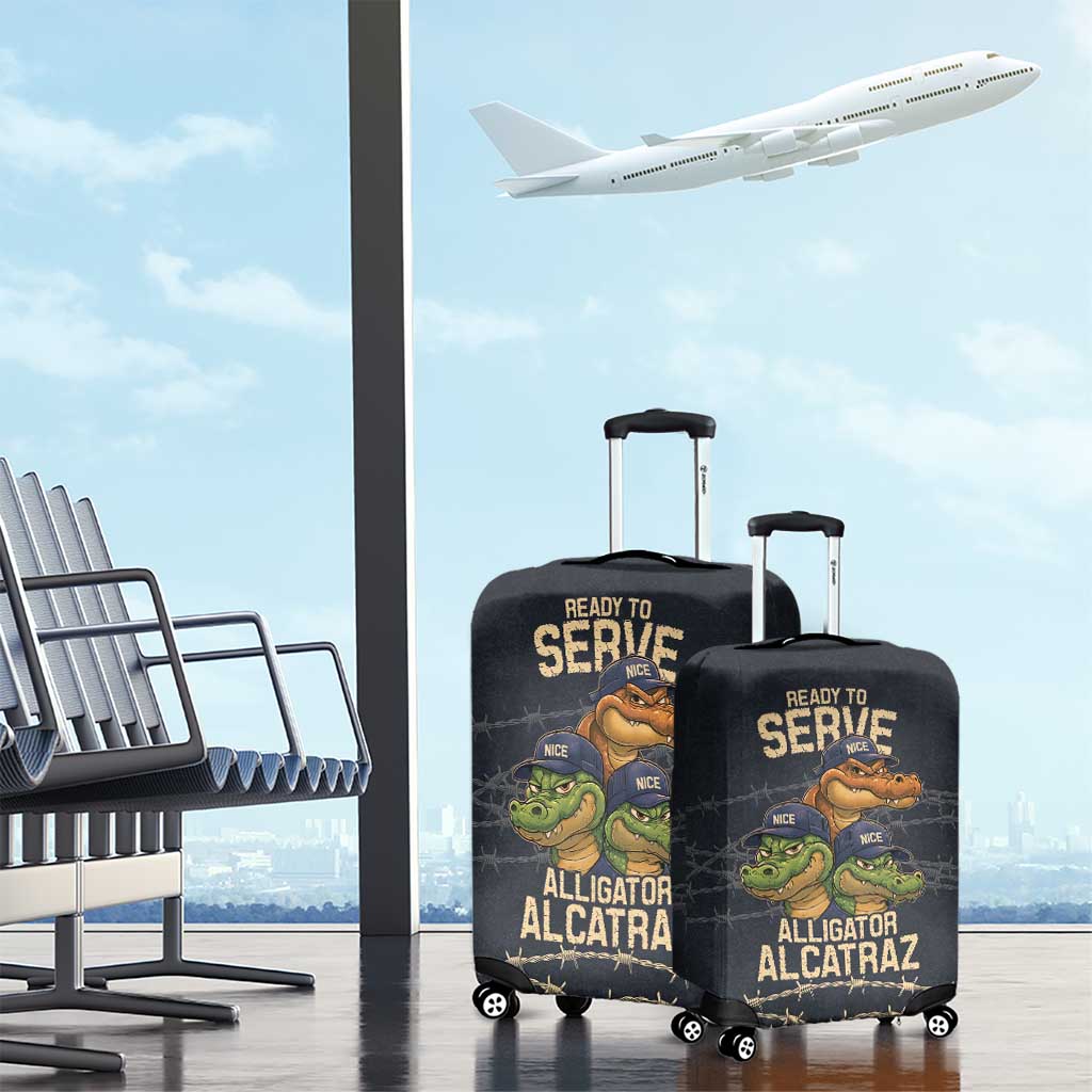 Ready To Serve Alligator Alcatraz Luggage Cover LT9