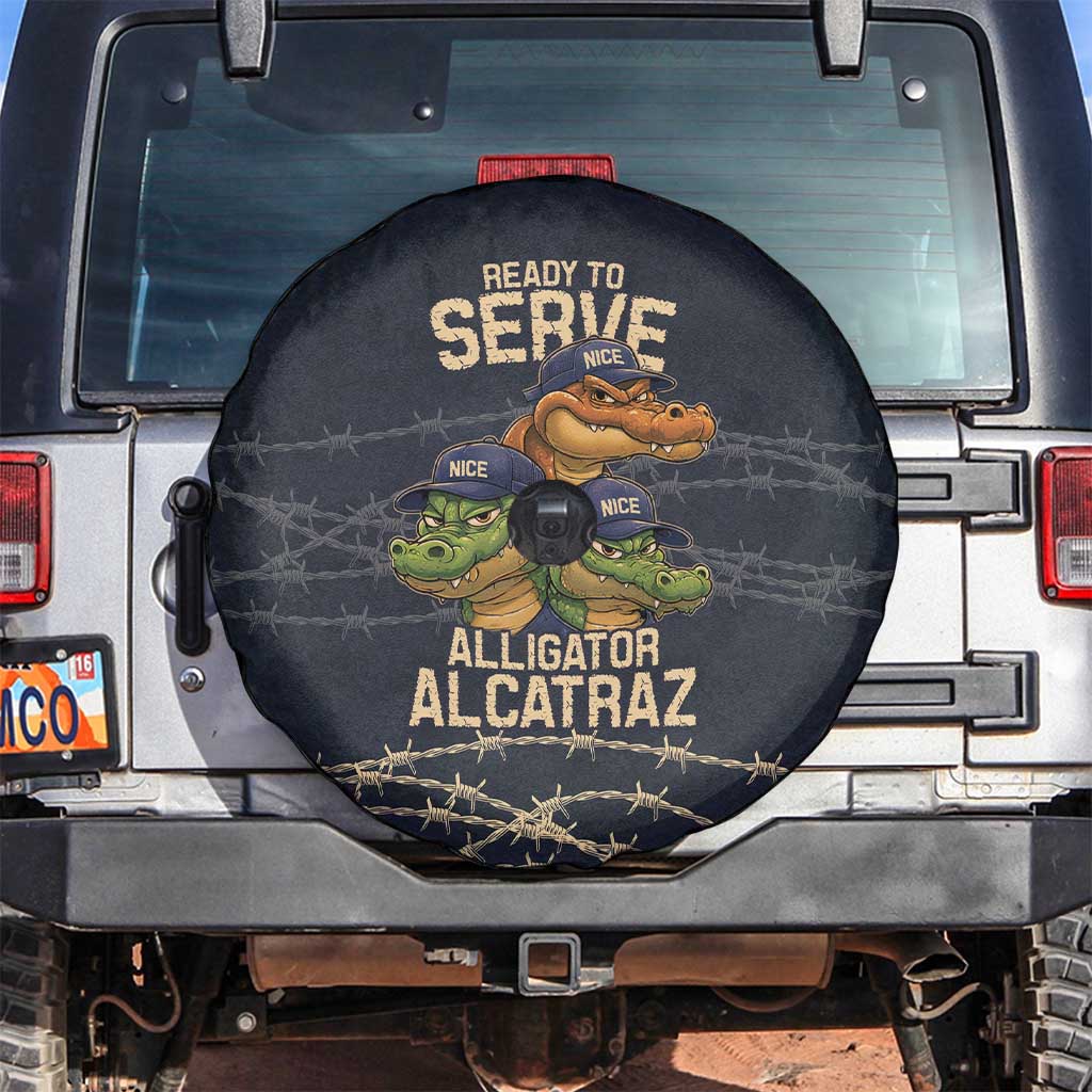 Ready To Serve Alligator Alcatraz Spare Tire Cover LT9