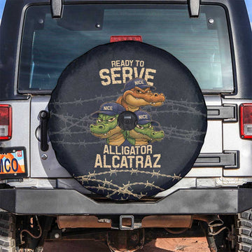 Ready To Serve Alligator Alcatraz Spare Tire Cover LT9